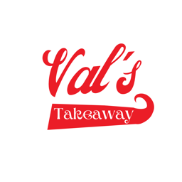 Val's Takeaway Macroom logo.